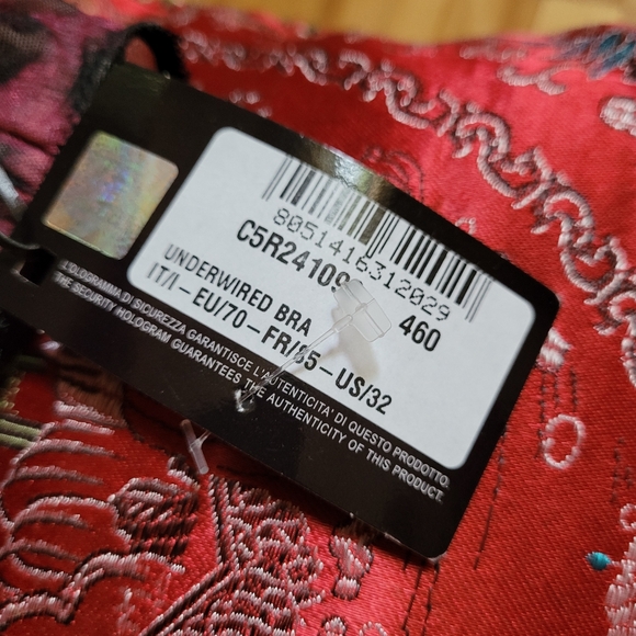 Roberto Cavalli NWT pink lace pink leopard print size 32 - Picture 5 of 7